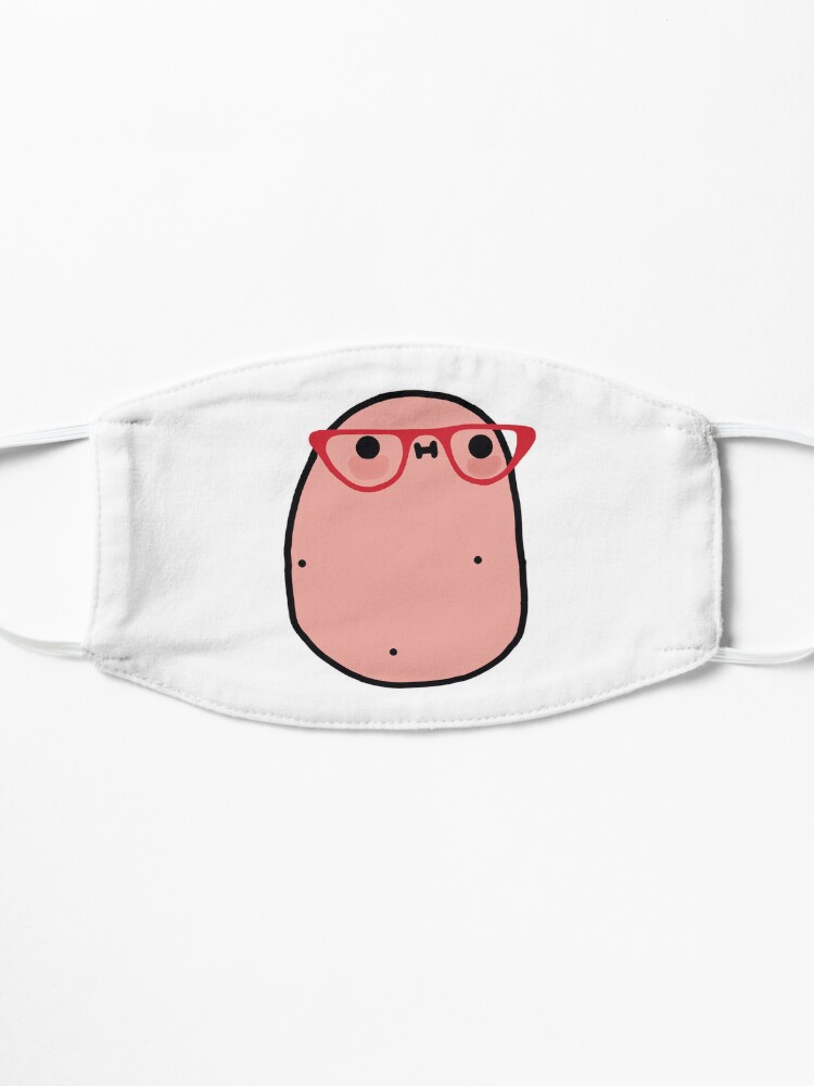 Kawaii Potato with glasses Postcard for Sale by HI-design