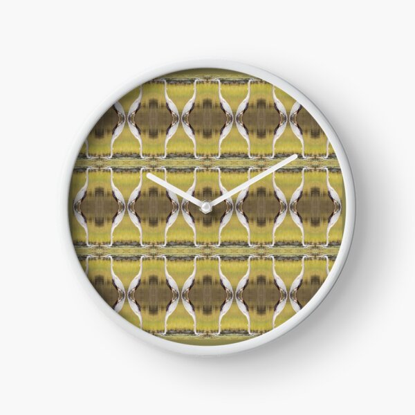 Blue Heron 3 Clock