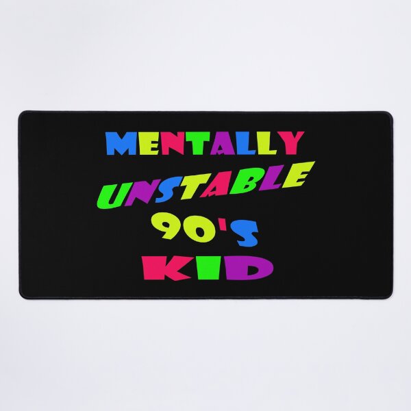 Item preview, Mentally unstable 90's kid lettering design designed and sold by J-KAP.