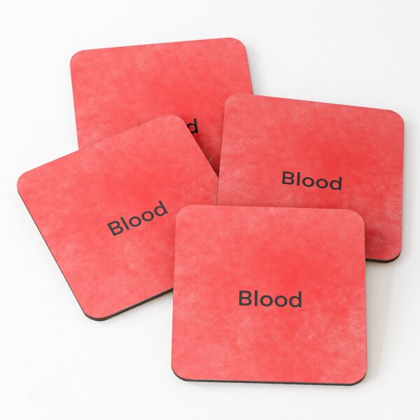 Item preview, The color of blood is the color red. designed and sold by lukesubbby.