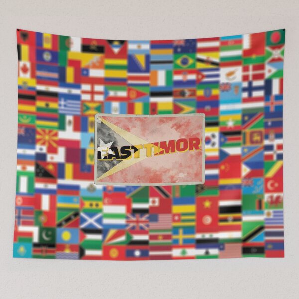 Item preview, East Timor Vintage style retro souvenir designed and sold by DeveloperProp0.