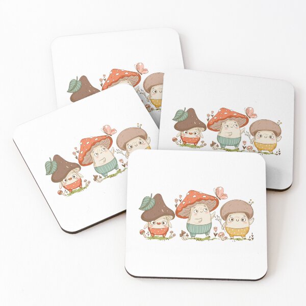 Item preview, four cute mushroom friends designed and sold by DOPANDA ..