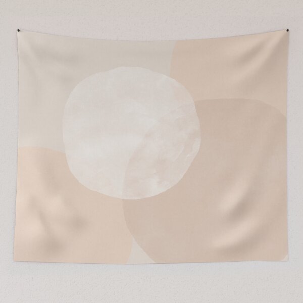 Item preview, Abstract Watercolor Design with Watercolor Shapes in Neutral Tones designed and sold by minkymoodesigns.