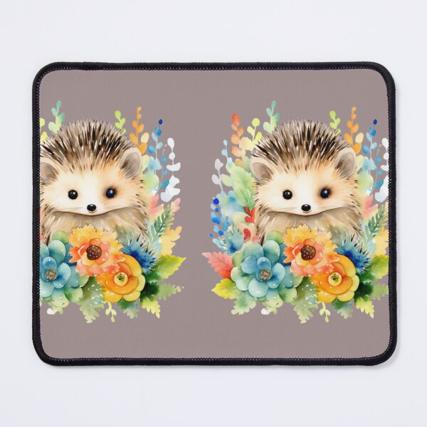 Item preview, Kawaii Hedgehog and Flower designed and sold by MarcinCollie.
