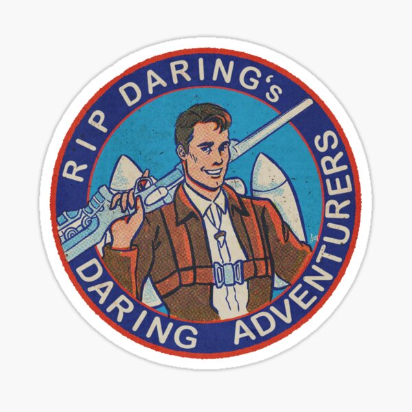 Vista previa del artículo con la obra «¡Club de aventureros atrevidos de Rip Daring!», diseñado y vendido por Lockheart.