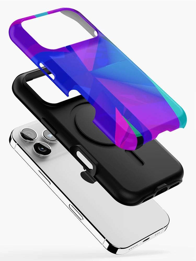 Thumbnail 2 of 4, iPhone Case, Abstract Blue thoughts  designed and sold by RPMedia.