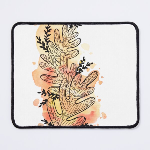 Item preview, Orange Watercolor Leafage Bob designed and sold by BEATRIZKOBORI.