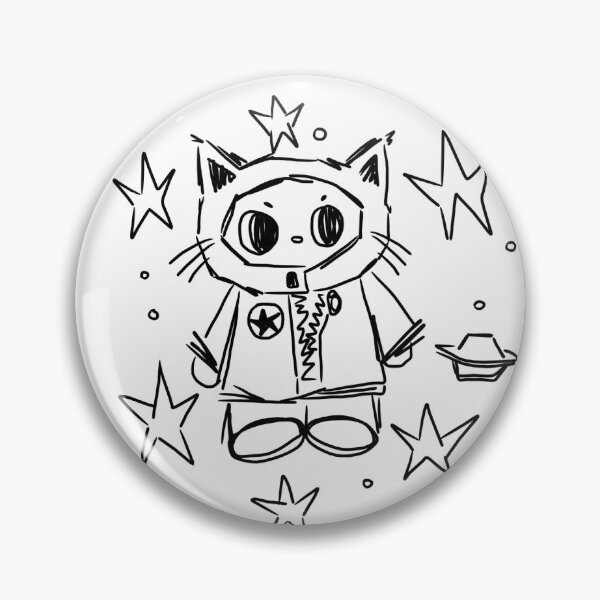Item preview, space cat, stars, and planets designed and sold by friendly-faces.