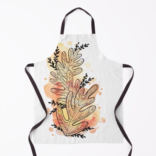 Item preview, Orange Watercolor Leafage Bob designed and sold by BEATRIZKOBORI.