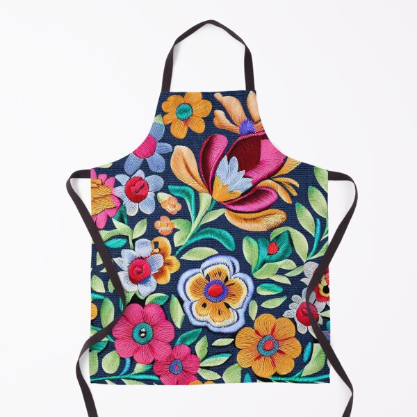 Item preview, Folk Art Realsitic Embroidered European Flowers designed and sold by RachelRebel.