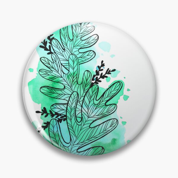 Item preview, Green Watercolor Leafage Bob designed and sold by BEATRIZKOBORI.