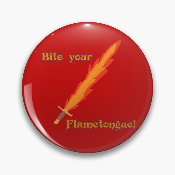 Item preview, Bite Your Flametongue designed and sold by RockySkunkPunk.