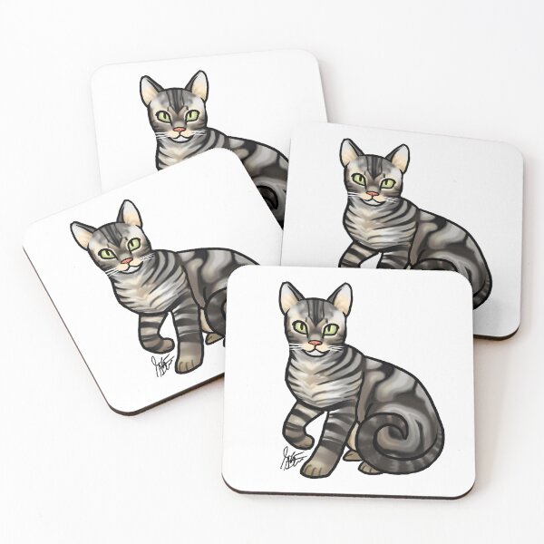 Item preview, Cat - Ocicat - Silver Marbled designed and sold by Jennifer Stolzer.
