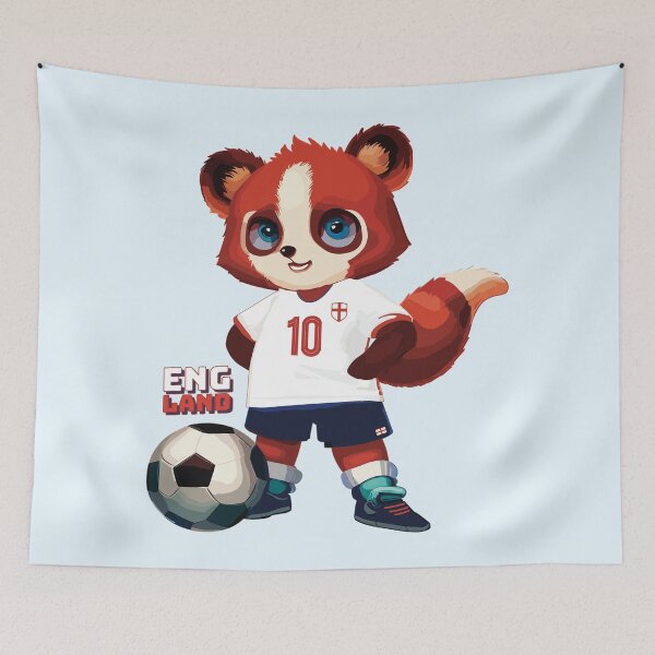 Item preview, England Soccer Red Panda (England Lionesses) designed and sold by Numero14.