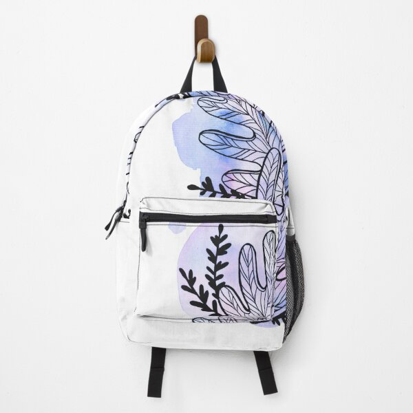 Item preview, Blue Watercolor Leafage Bob designed and sold by BEATRIZKOBORI.