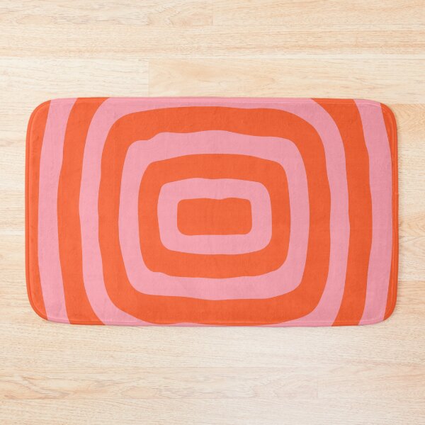 Item preview, Retro Mid Century Atomic Rings 121 Orange and Pink designed and sold by tonymagnerart.