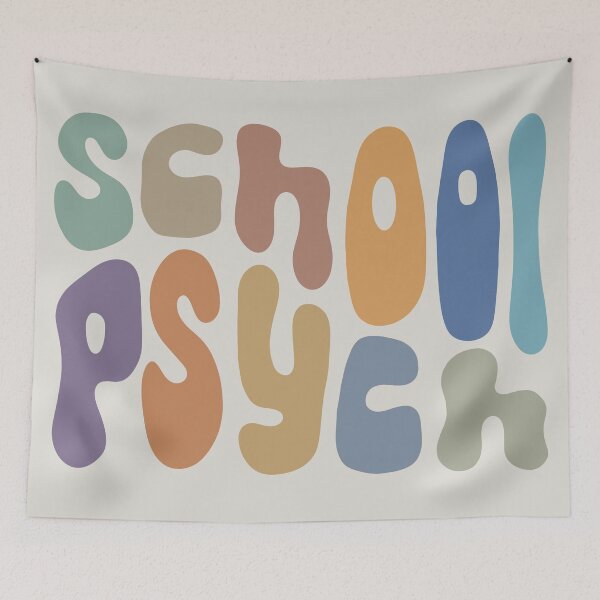 Aperçu de l'œuvre Groovy School Psych dans des tons sourds créée et vendue par spedhelper.