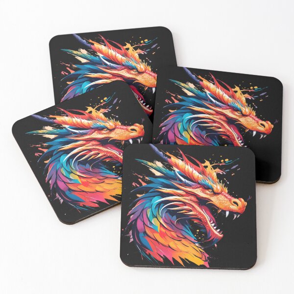 Item preview, colorful dragon designed and sold by Transeunte.