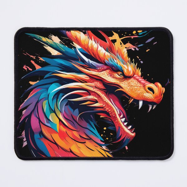 Item preview, colorful dragon designed and sold by Transeunte.
