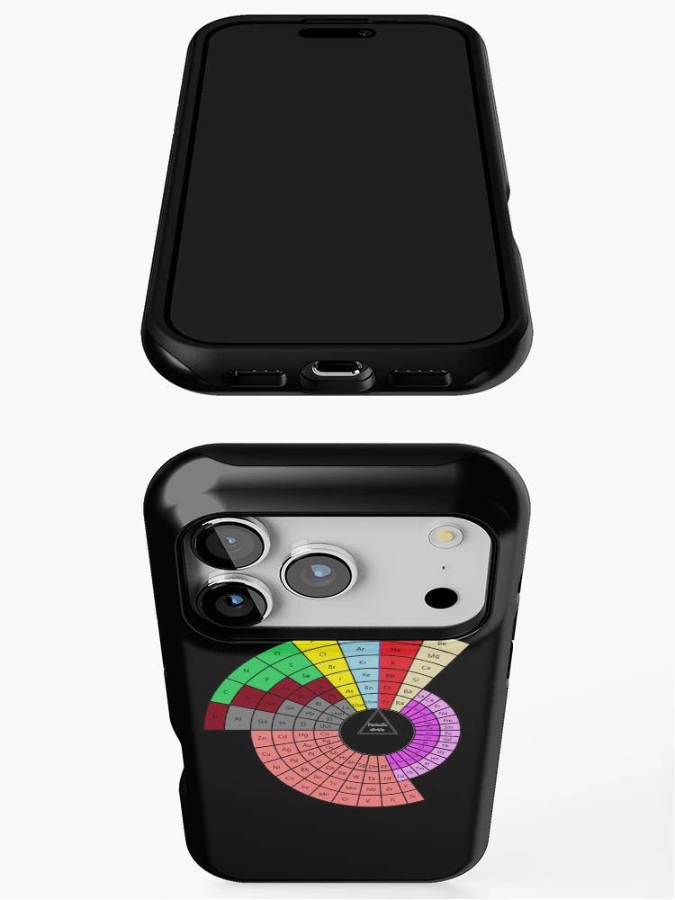 Thumbnail 3 of 4, iPhone Case, Periodic Table designed and sold by Racyfun77.