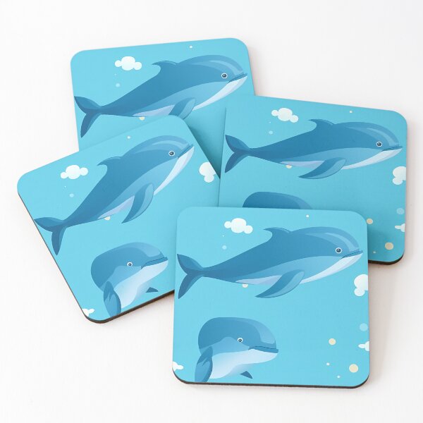 Item preview, Dolphin Pattern designed and sold by tropicaltee.