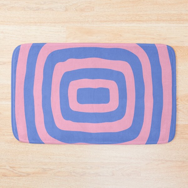 Item preview, Retro Mid Century Atomic Rings 122 Blue and Pink designed and sold by tonymagnerart.