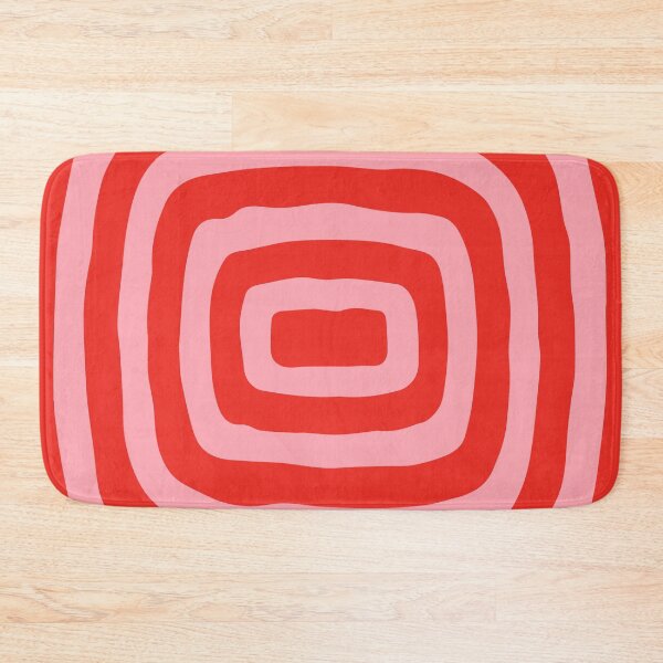 Item preview, Retro Mid Century Atomic Rings 123 Red and Pink designed and sold by tonymagnerart.
