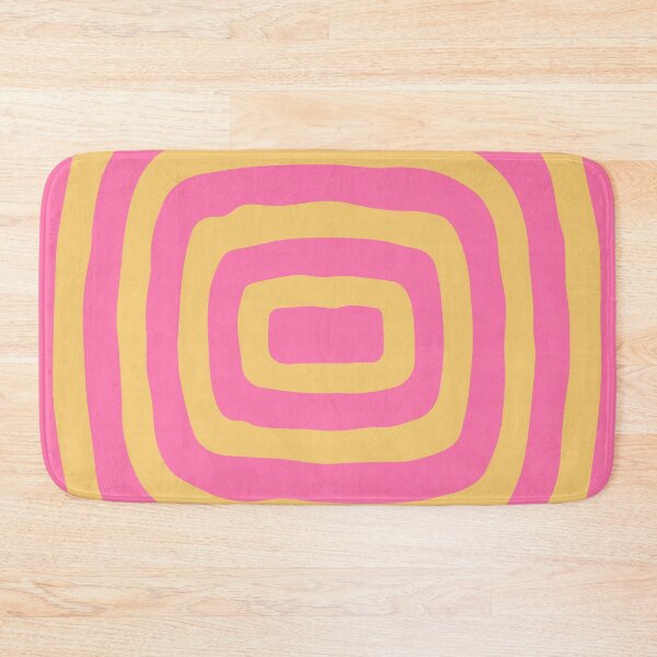 Item preview, Retro Mid Century Atomic Rings 124 Yellow and Pink designed and sold by tonymagnerart.