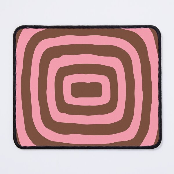 Item preview, Retro Mid Century Atomic Rings 125 Brown and Pink designed and sold by tonymagnerart.
