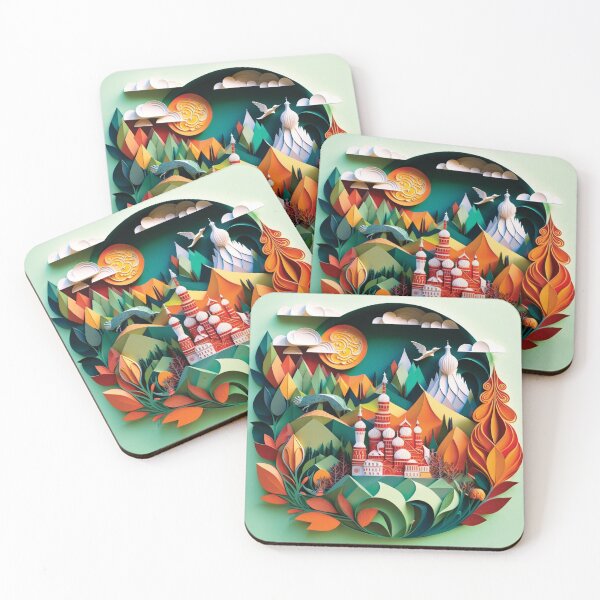 Item preview, RED SQUARE IN RUSSIA designed and sold by artpapercuts.