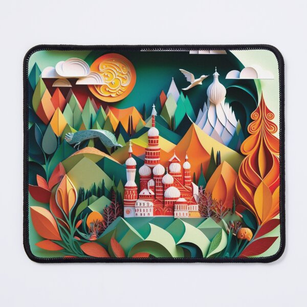 Item preview, RED SQUARE IN RUSSIA designed and sold by artpapercuts.