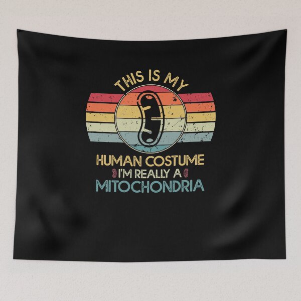 Aperçu de l'œuvre Ceci est mon costume humain Biologie des cellules mitochondriales créée et vendue par Amineharoni.