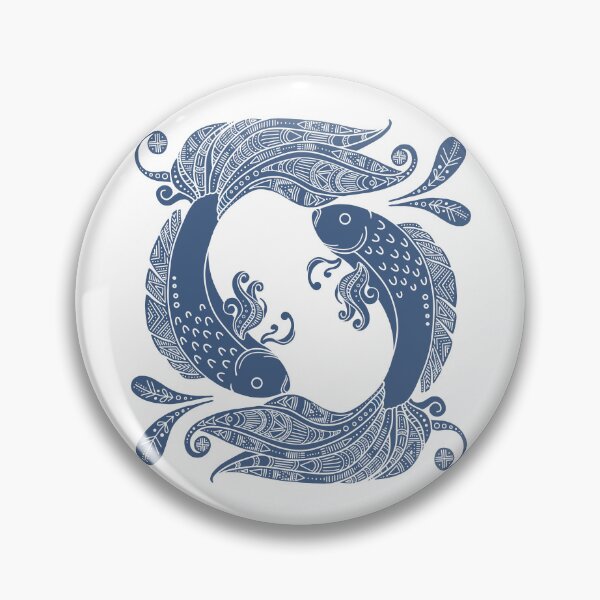 Item preview, Blue Zodiac Pisces designed and sold by Anja Steiner.