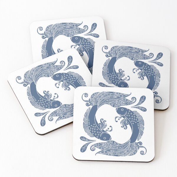 Item preview, Blue Zodiac Pisces designed and sold by Anja Steiner.