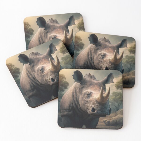 Item preview, precious rhino designed and sold by EdicionesJML.