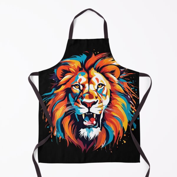Item preview, colorful lion designed and sold by Transeunte.