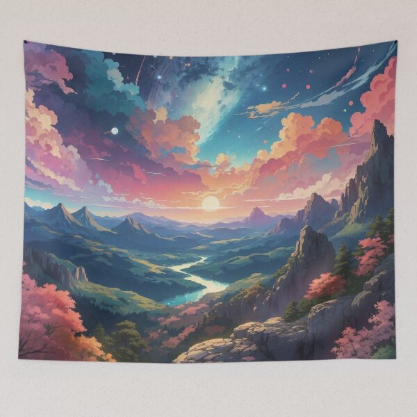 Item preview, Celestial Canopy: Full Moon Illuminating the Dense Forest designed and sold by Ngea.