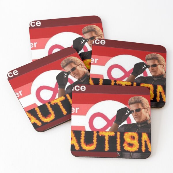 Item preview, evil autism pride flag wesker designed and sold by Cdmraeroo.