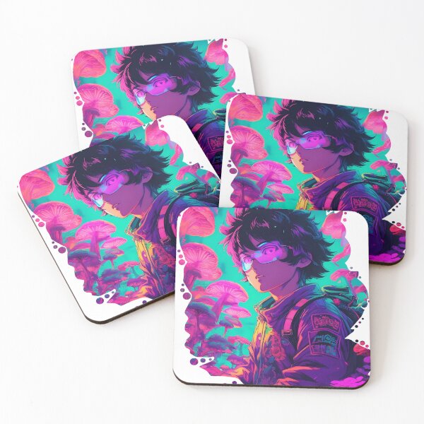 Item preview, Anime Akira Girl Walking through a Mushroom Psychedelic Trip Acid designed and sold by wojysmokes.