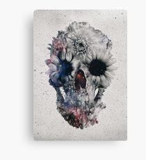 Floral Skull 2 Canvas Print