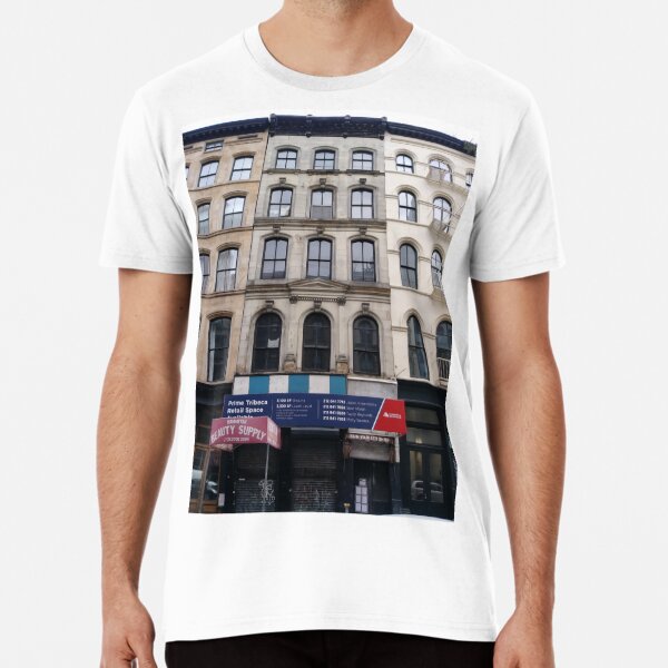 New York, Brooklyn, Manhattan, New York City, Buildings, streets, trees Premium T-Shirt