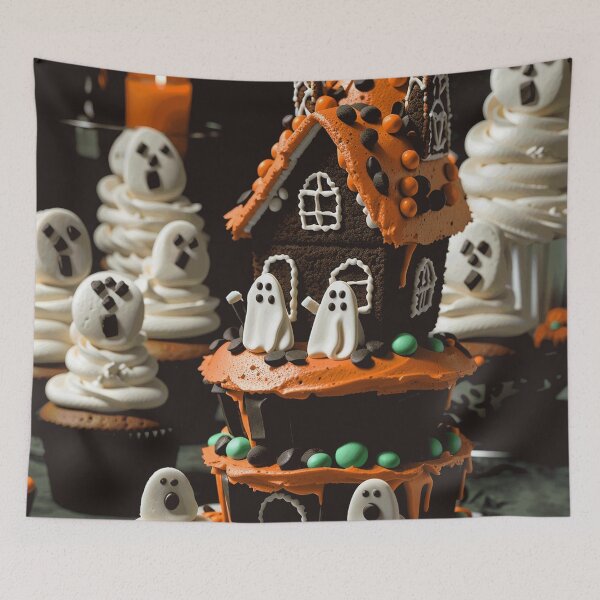 Item preview, Halloween cake designed and sold by ArtfullMinds.