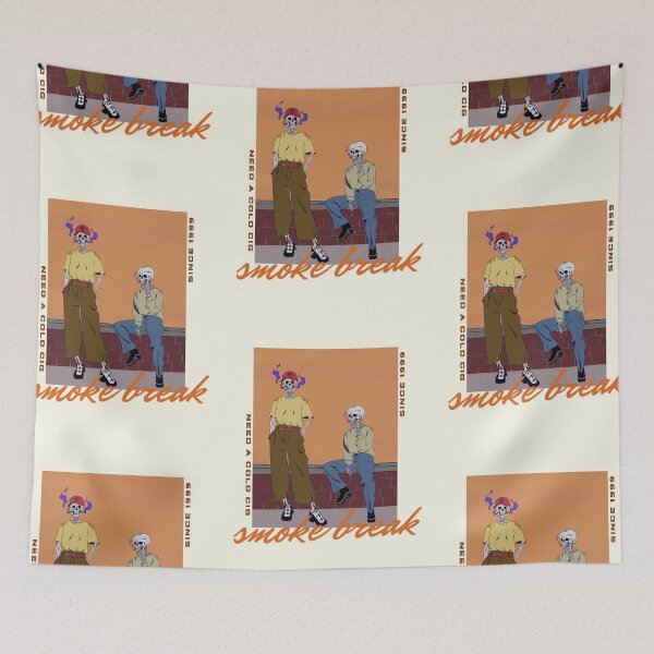 Item preview, I Need a Cigarette - Orange/Brown designed and sold by merevisionary.