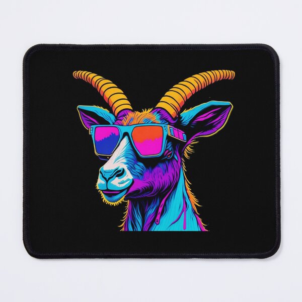 Item preview, Colorful Abstract Goat designed and sold by Meliafroggy.
