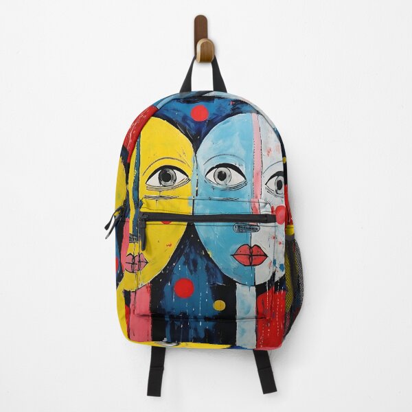 Item preview, Dual Expressions: A Witty Contemporary Painting designed and sold by vadimcarazan.