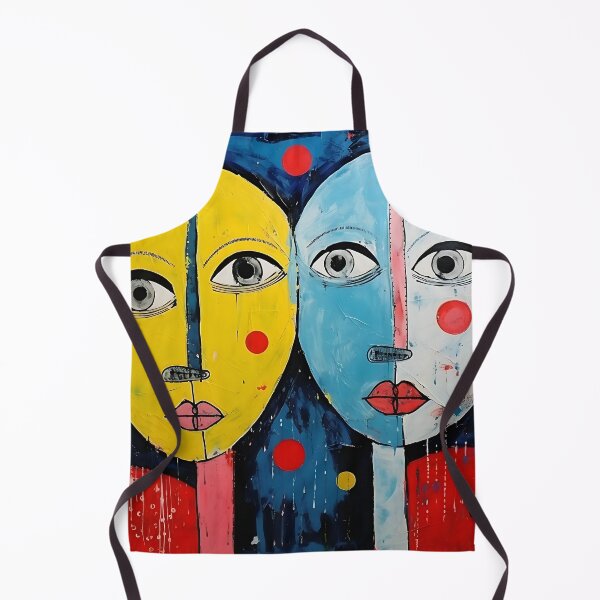 Item preview, Dual Expressions: A Witty Contemporary Painting designed and sold by vadimcarazan.