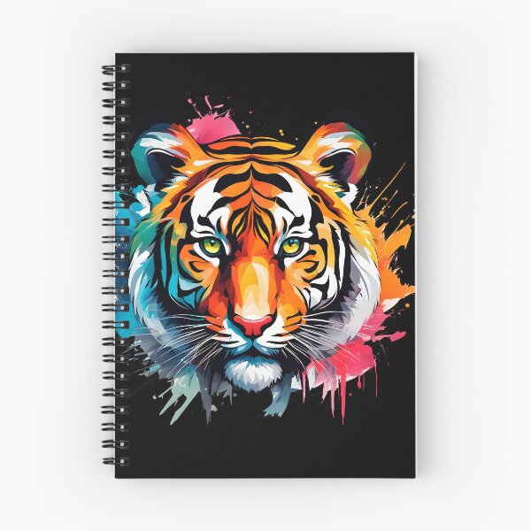 Item preview, colorful tiger designed and sold by Transeunte.