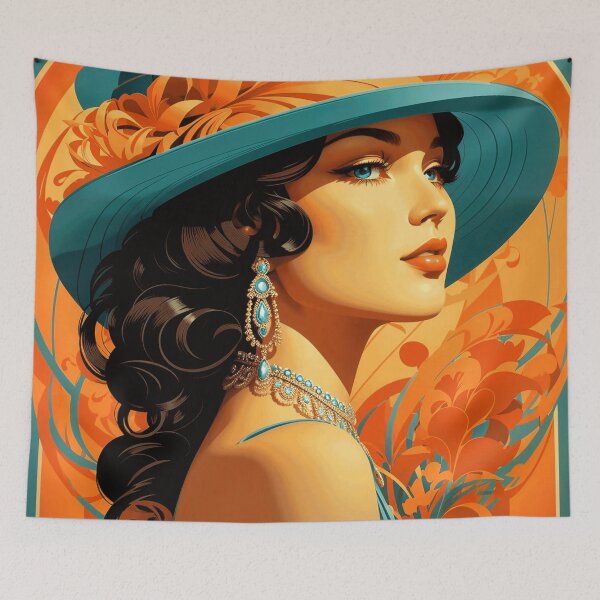 Item preview, Hat lady designed and sold by ArtfullMinds.