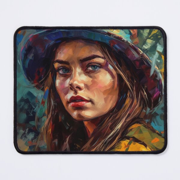 Item preview, Deep Look: Digital Oil Painting of a Beautiful Girl designed and sold by artyfull.