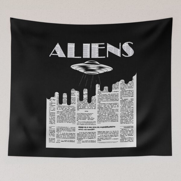 Item preview, Breaking News, The Aliens Are Here! designed and sold by DipTheWick.